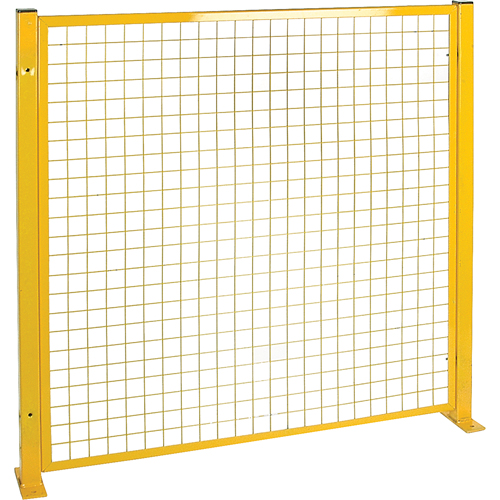 Protecteurs de p&eacute;rim&egrave;tre, 4,125' h x 2" la, Jaune Industrial Sales
