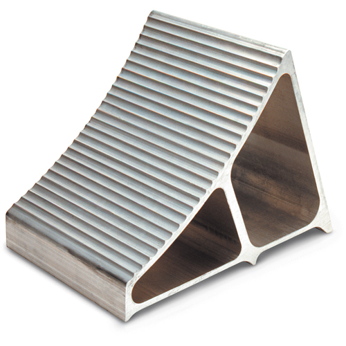 Aluminum Wheel Chocks, 7" W x 11-1/2" D x 8" H Industrial Sales