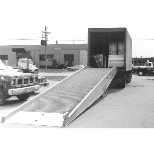 Mobile Yard Ramp, 16000 lbs. Capacity, 72" W x 30' L Industrial Sales