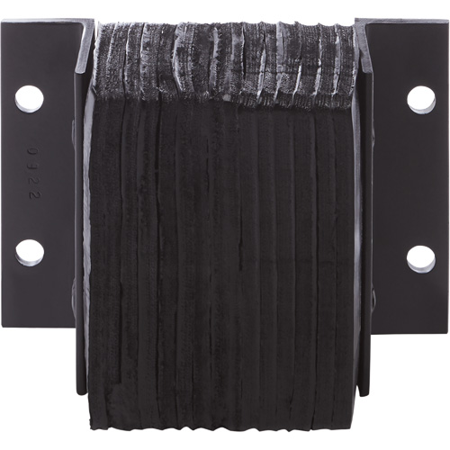 Laminated Dock Bumpers, Horizontal, Rubber, 12" W x 9" D x 12" H Industrial Sales