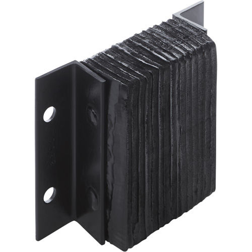 Laminated Dock Bumpers, Horizontal, Rubber, 12" W x 4" D x 10" H Industrial Sales