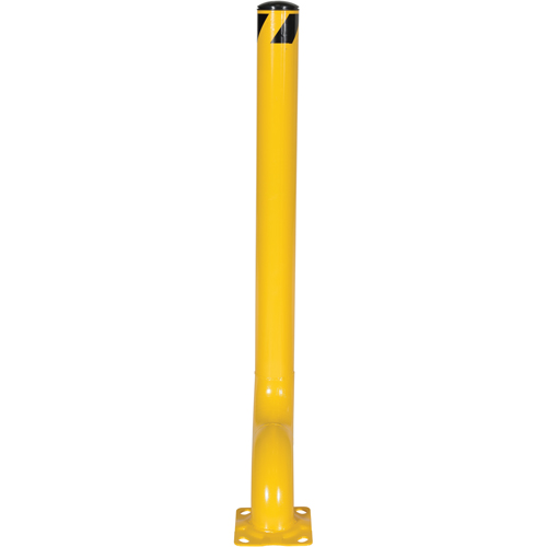 Borne d&eacute;sax&eacute;e, Acier, 54" h x 4-1/2" la, Jaune Industrial Sales