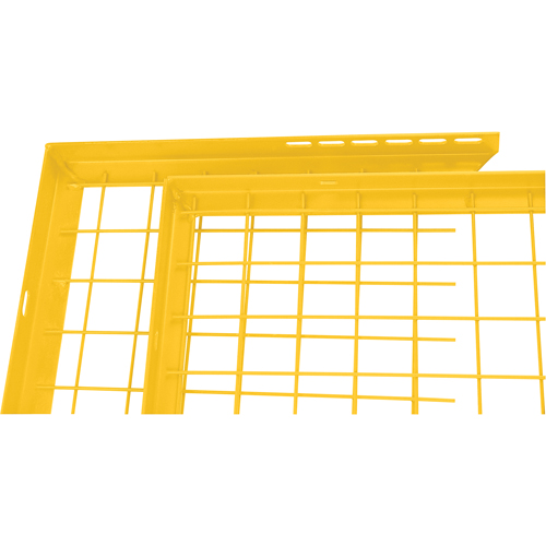 Wire Mesh Partition Components - Adjustable Filler Panels Industrial Sales