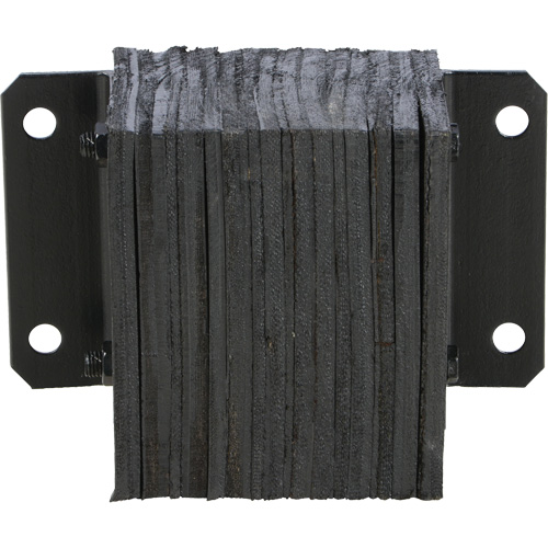 Laminated Dock Bumper, Horizontal, Rubber, 12" W x 6" D x 10" H Industrial Sales