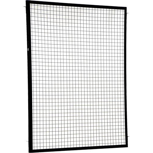 Panneau de protection p&eacute;rim&eacute;trique ajustable, 6' h x 5' la, Noir Industrial Sales