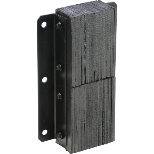Butoir de quai lamell&eacute;, Vertical, Caoutchouc, 13-1/4" la x 4-1/2" p x 20" h Industrial Sales