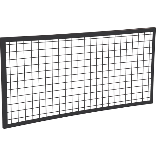Wire Mesh Partition Panel, 2' H x 4' W Industrial Sales