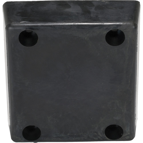 Molded Dock Bumper, Reinforced Rubber, 12" W x 4" D x 13" H Industrial Sales
