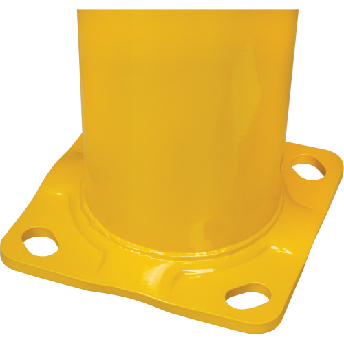 Safety Bollard, Steel, 42" H x 5-1/2" W, Yellow Industrial Sales