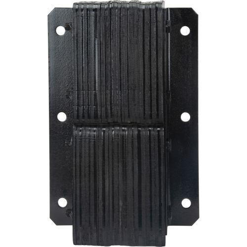 Laminated Dock Bumpers, Vertical, Rubber, 11" W x 4" D x 20" H Industrial Sales