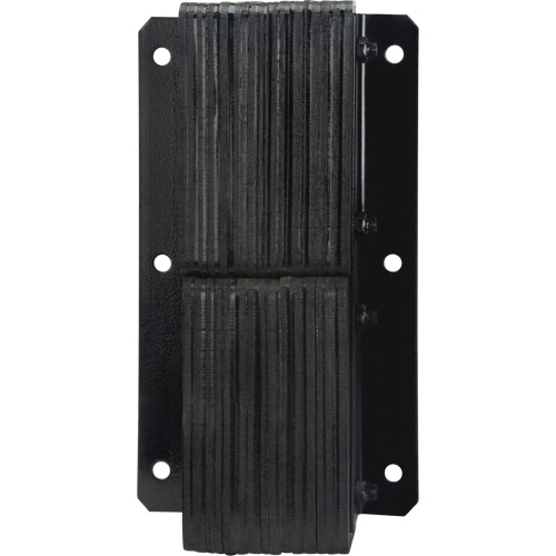 Laminated Dock Bumpers, Vertical, Rubber, 11" W x 4" D x 24" H Industrial Sales