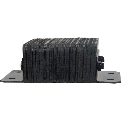 Laminated Dock Bumpers, Horizontal, Rubber, 12" W x 4" D x 10" H Industrial Sales