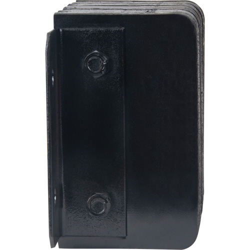 Laminated Dock Bumpers, Horizontal, Rubber, 12" W x 6" D x 10" H Industrial Sales