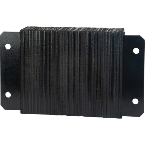 Laminated Dock Bumpers, Horizontal, Rubber, 18" W x 4" D x 12" H Industrial Sales