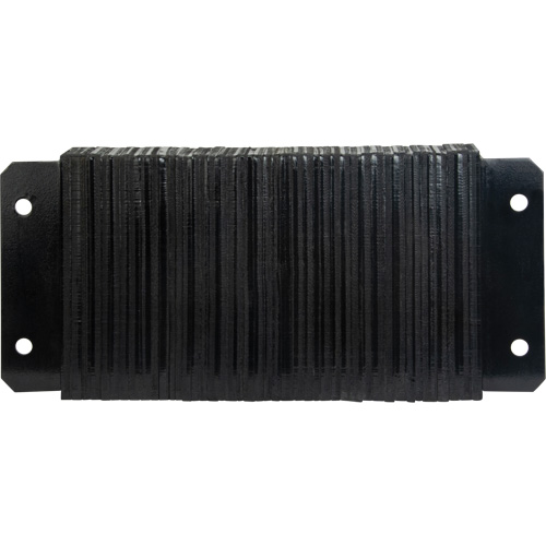 Laminated Dock Bumpers, Horizontal, Rubber, 24" W x 4" D x 12" H Industrial Sales