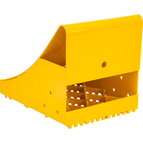 Cales-roue pour la glace, Acier, Jaune, 8-1/16" la x 10-5/8" p x 8-13/16" h Industrial Sales
