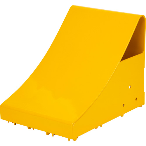Cales-roue pour la glace, Acier, Jaune, 8-1/16" la x 10-5/8" p x 8-13/16" h Industrial Sales