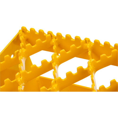 Cales-roue pour la glace, Acier, Jaune, 8-1/16" la x 10-5/8" p x 8-13/16" h Industrial Sales