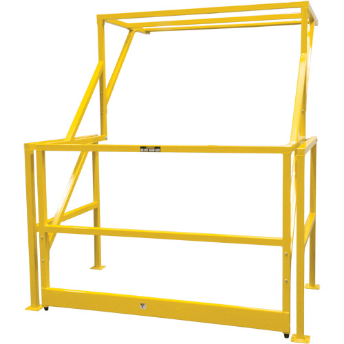 Barri&egrave;re de s&eacute;curit&eacute; pour mezzanine, 70" lo x 77" ha, 78" &eacute;lev&eacute;e, Jaune Industrial Sales