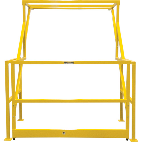 Barri&egrave;re de s&eacute;curit&eacute; pour mezzanine, 70" lo x 77" ha, 78" &eacute;lev&eacute;e, Jaune Industrial Sales