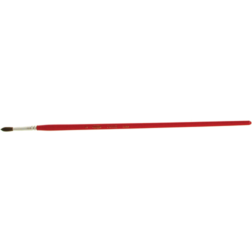 Pinceau de forme ronde pour marquage, Largeur de la brosse de 5/32", Soie de chameau, Manche &agrave; Bois Industrial Sales
