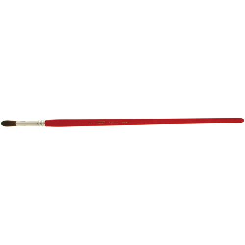 Pinceau de forme ronde pour marquage, Largeur de la brosse de 1/4", Soie de chameau, Manche &agrave; Bois Industrial Sales