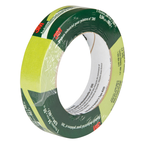 Ruban-cache pour peintre 205, 24 mm (1") x 55 m (180'), Vert Industrial Sales