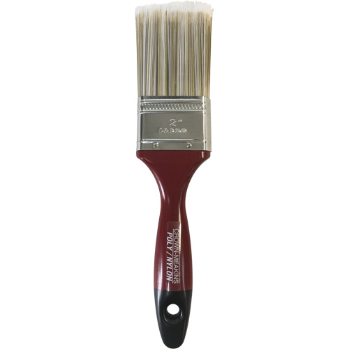 Semi-Pro Paint Brush, Poly/Nylon, Wood Handle, 2" Width Industrial Sales