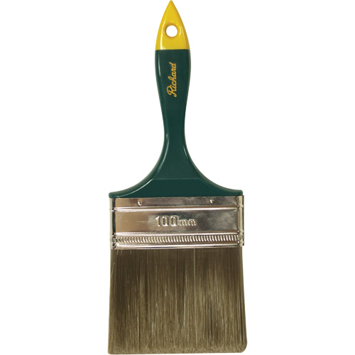 Pinceau de qualit&eacute; sup&eacute;rieure, Polyester, Manche Plastique, Largeur de 4" Industrial Sales