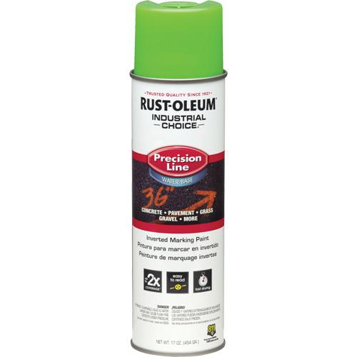 M1800 Water-Based Precision Line Marking Paint, 17 oz., Aerosol Can Industrial Sales