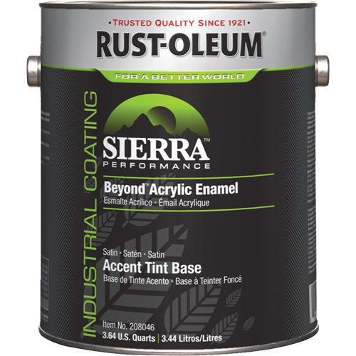 Sierra Performance Beyond Acrylic Enamel, Gallon, Tint Base Industrial Sales