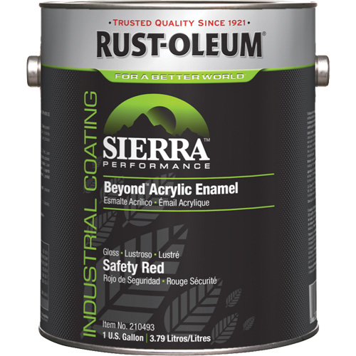 Sierra Performance Beyond Acrylic Enamel, Gallon, Red Industrial Sales