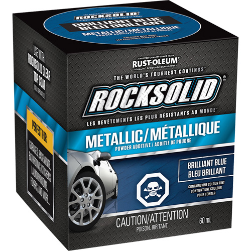 Additifs de poudre m&eacute;tallique RockSolid, 60 ml, Bouteille, Bleu brillant Industrial Sales