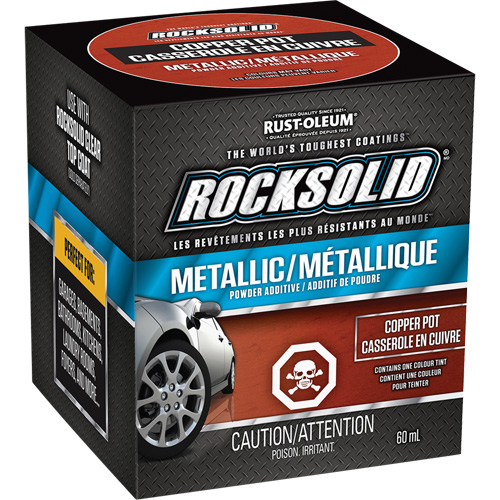 Additifs de poudre m&eacute;tallique RockSolid, 60 ml, Bouteille, Casserole en cuivre Industrial Sales