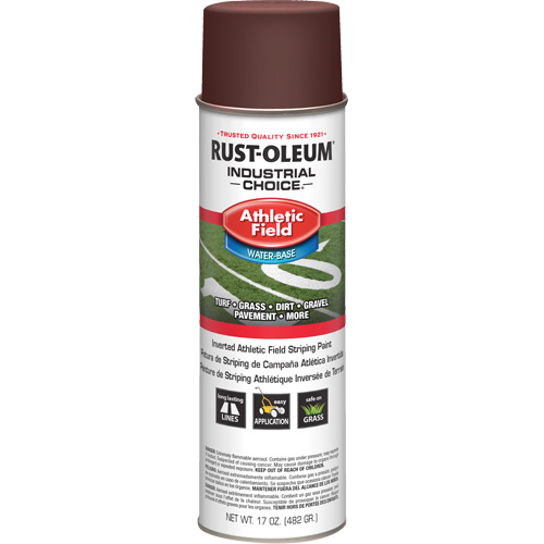 Peinture de lignage pour terrains de sport AF1600, Rouge, Canette a&eacute;rosol Industrial Sales