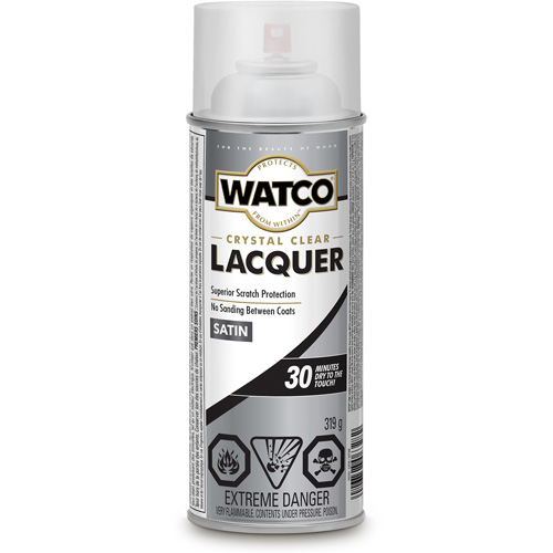 Laque pour bois Watco, 319 g, Transparent, Satin Industrial Sales