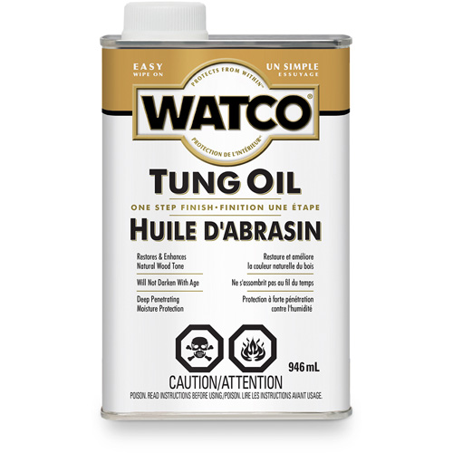 Huile dabrasin Watco, 946 ml, Transparent, Transparent Industrial Sales