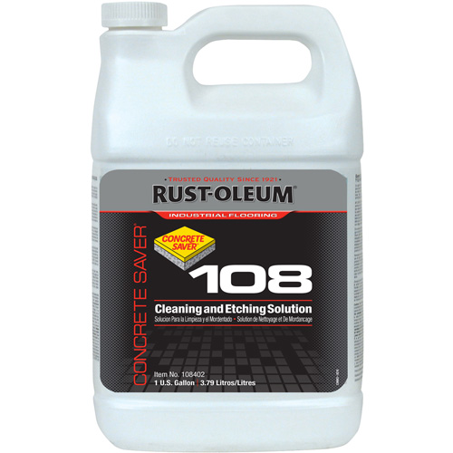 Concrete Saver 108 Cleaning & Etching Solution Industrial Sales