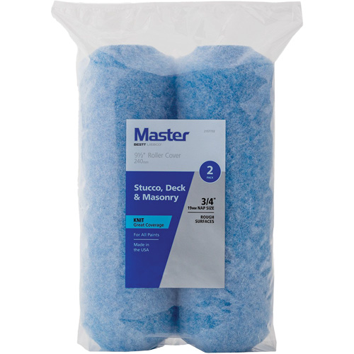 Master Textured Walls Roller Cover, 19 mm (3/4") Nap, 240 mm (9-1/2") L Industrial Sales