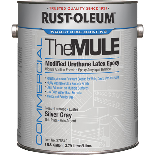 Modified Urethane Latex Epoxy, Silver Grey, Gallon Industrial Sales