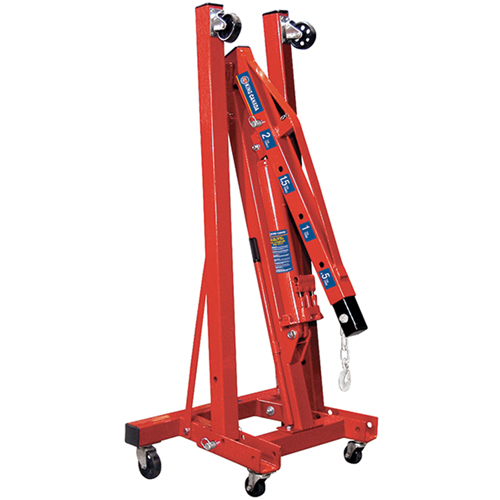 2-Ton Folding Shop Crane, 4000 lbs. (2 tons) Capacity Industrial Sales