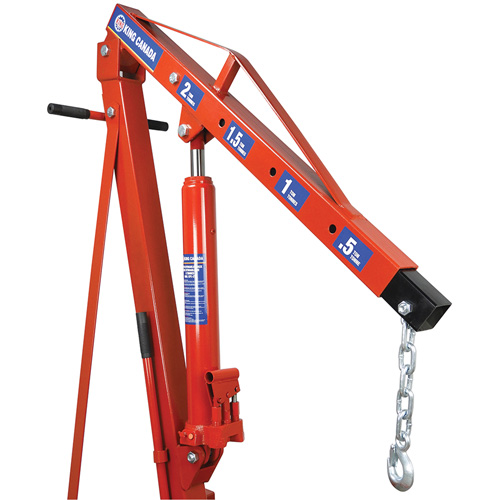 2-Ton Folding Shop Crane, 4000 lbs. (2 tons) Capacity Industrial Sales