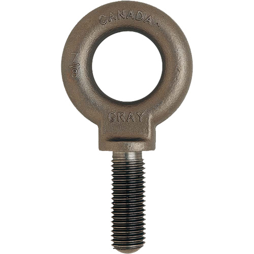 Eye Bolts, Uncoated Natural Finish, 4000lbs. (2 tons) Capacity Industrial Sales