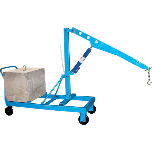 Potences de levage - Fl&egrave;che inverse, Lev&eacute;e 8', 3000 lb (1,5 tonne), 57" bras, 78" ha Industrial Sales