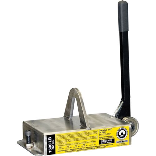 Creative Lift&reg; Magnets, 1500 lbs. (0.75 tons) Holding Cap., 14-3/4" L x 7-1/4" W x 6-3/4" H Industrial Sales