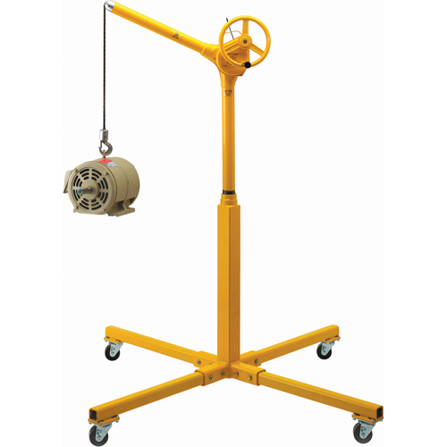 Hauts crochets &eacute;l&eacute;vateurs industriels avec base mobile, Capacit&eacute; 500 lb (0,25 tonne) Industrial Sales