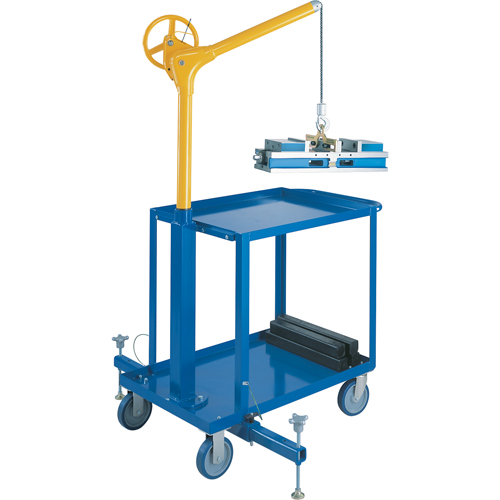 Tall Industrial Lifting Device with Mobile Cart, 500 lbs. (0.25 tons) Capacity Industrial Sales