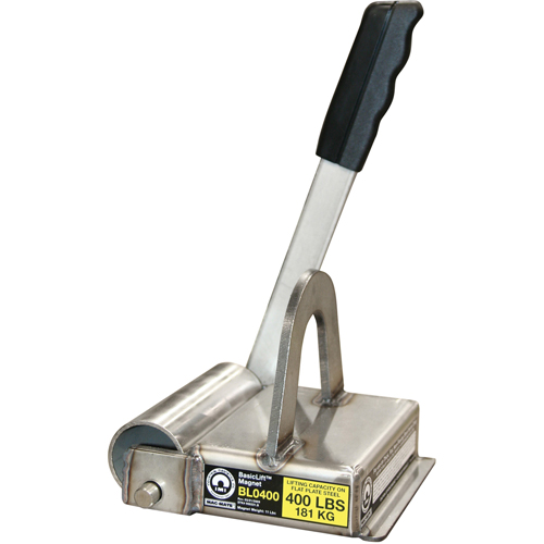 Basiclift Magnets, 400 lbs. (0.2 tons) Holding Cap., 7-1/2" L x 5-5/8" W x 5-1/2" H Industrial Sales