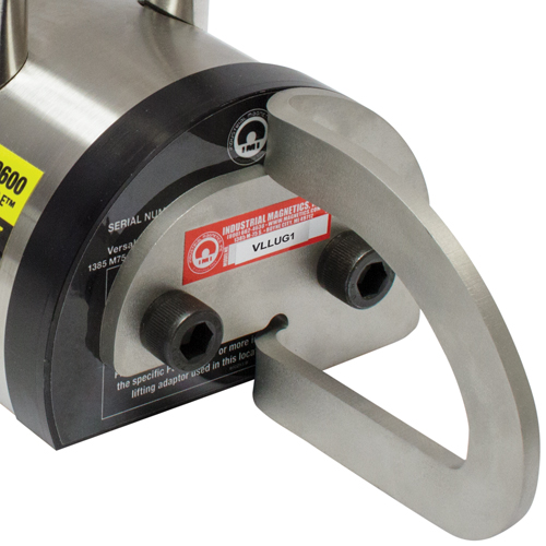 Vertical Lift Lug Adaptor For Versalift Magnets, 1200 lbs. (0.6 tons) Holding Cap., 3" L x 3" W x 3" H Industrial Sales