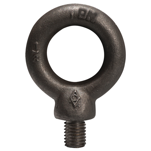 Machinery Eye Bolts, 5/8" Dia., 1-3/4" L, Uncoated Natural Finish, 4000 lbs. (2 tons) Capacity Industrial Sales